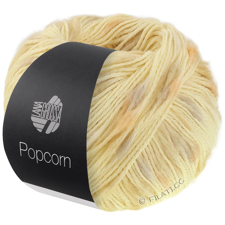 Lana Grossa POPCORN | 01-vanille/beige/geel/oranje