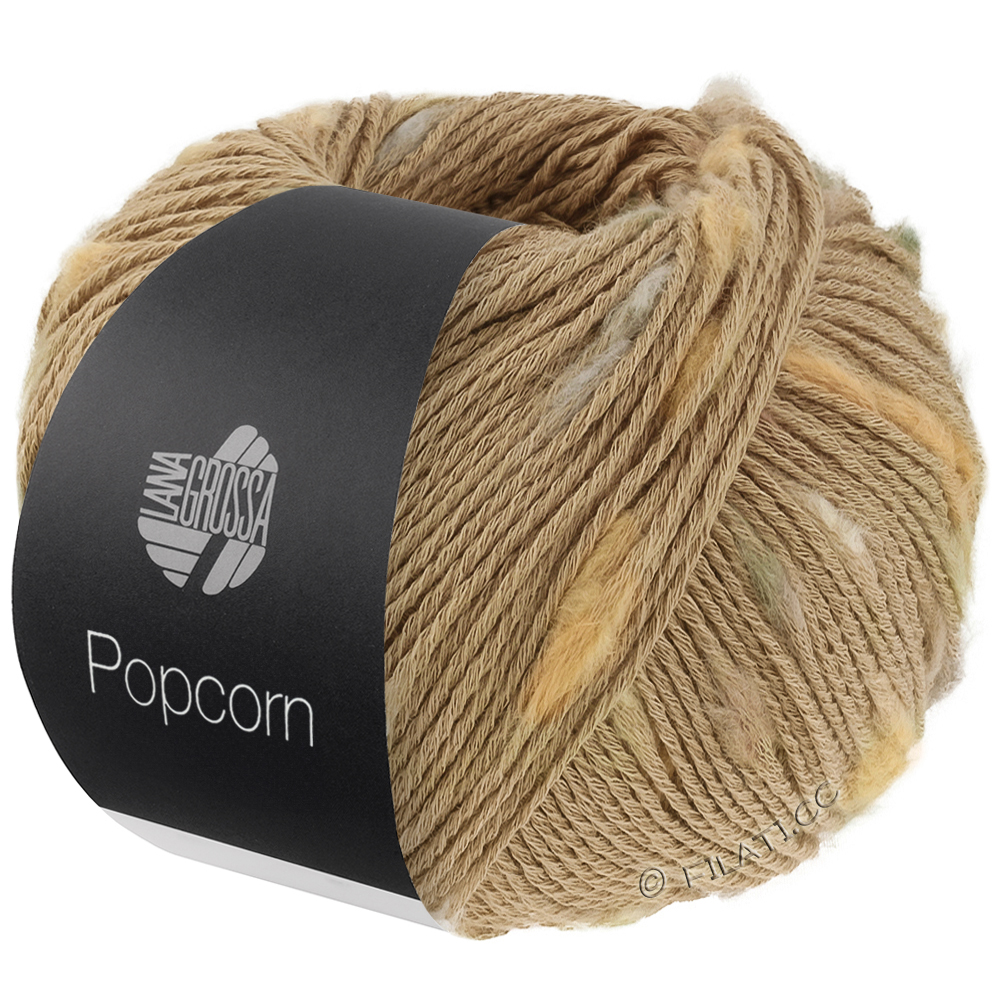 Lana Grossa POPCORN | 12-kameel/beige/zand/grijs