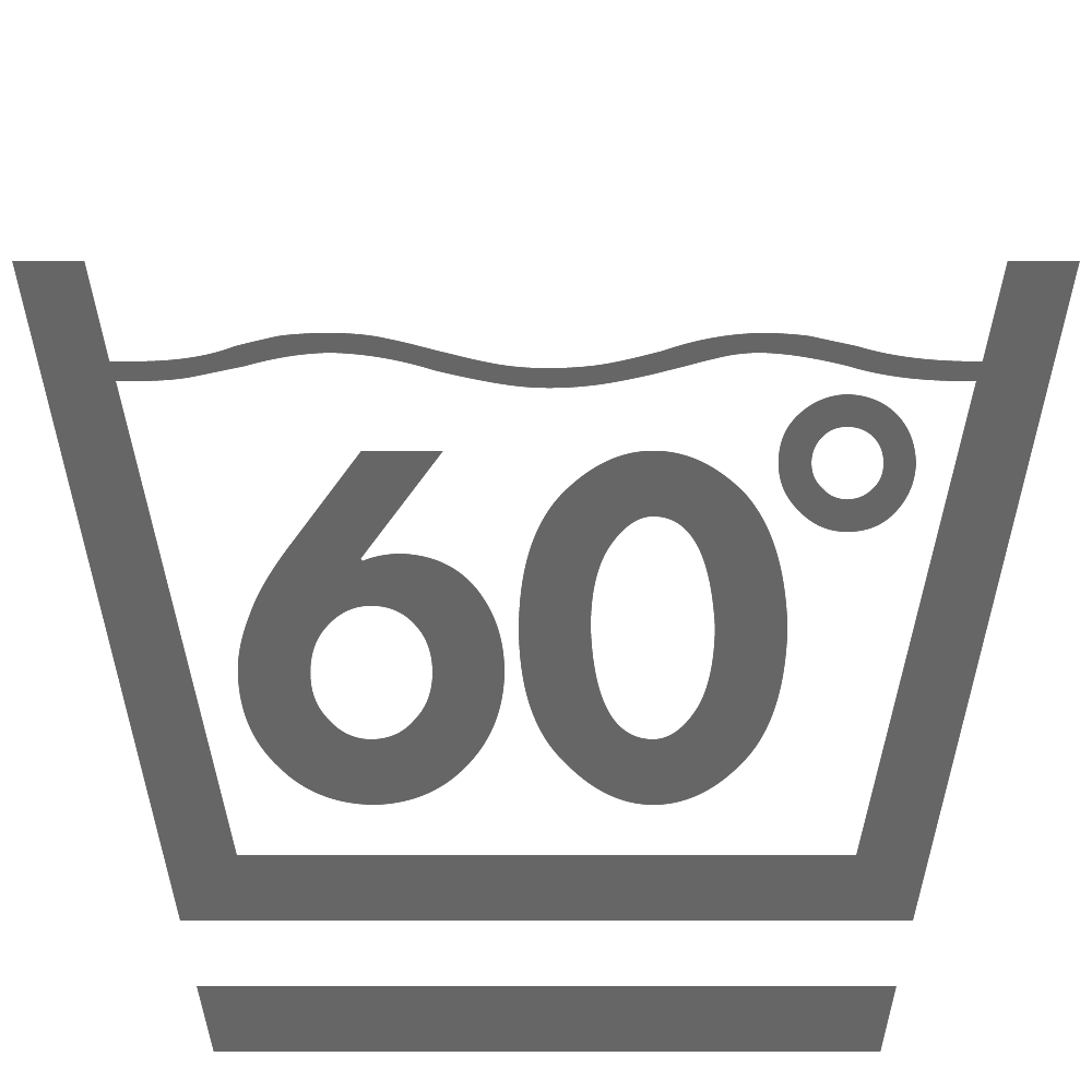 Wassen 60°C (zacht)