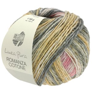 Lana Grossa ROMANZA COTONE (Linea Pura) | 01-rose/grijs/beige