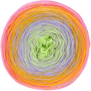 Lana Grossa SHADES OF COTTON | 123-felroze/oranje/paars/licht groen