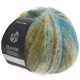 Lana Grossa SILKHAIR Design | 1006-petrol/blauw turkoois/kaki/natuur/kameel