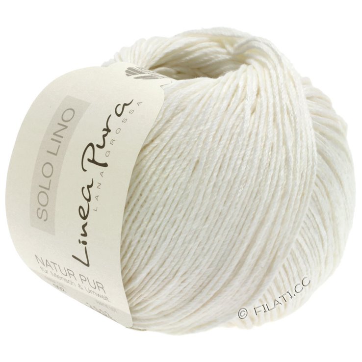 Lana Grossa SOLO LINO (Linea Pura) | 01-wit