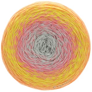 Lana Grossa TWISTED SUMMER SHADES | 1010-abrikoos/geel/rose/licht grijs