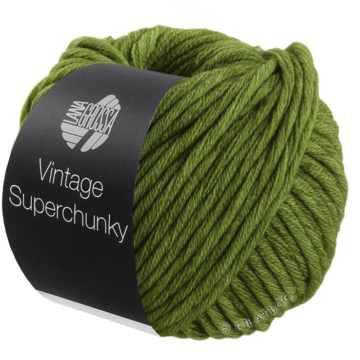 Lana Grossa Vintage Superchuncky | 507-appel groen