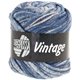 Lana Grossa VINTAGE | 010-blauw/wit gemêleerd