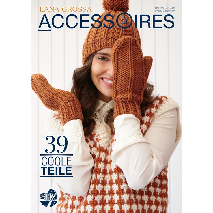 Lana Grossa ACCESSOIRES No. 21 - Tijdschrift (DE) + Breibeschrijvingen (NL) van Lana Grossa