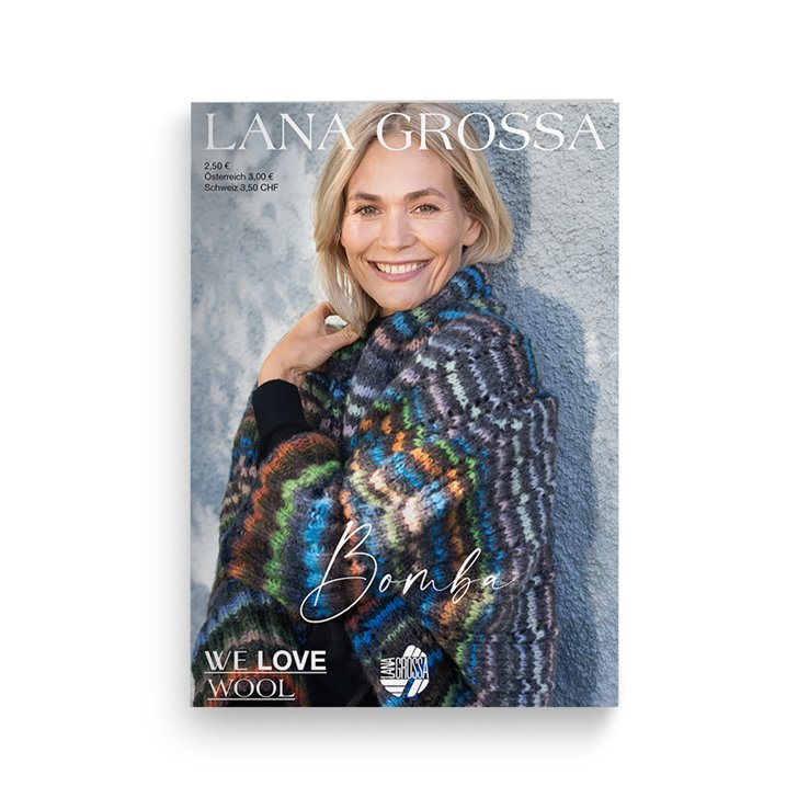 BOMBA Flyer - Tijdschrift (DE) + Breibeschrijvingen (NL) van Lana Grossa