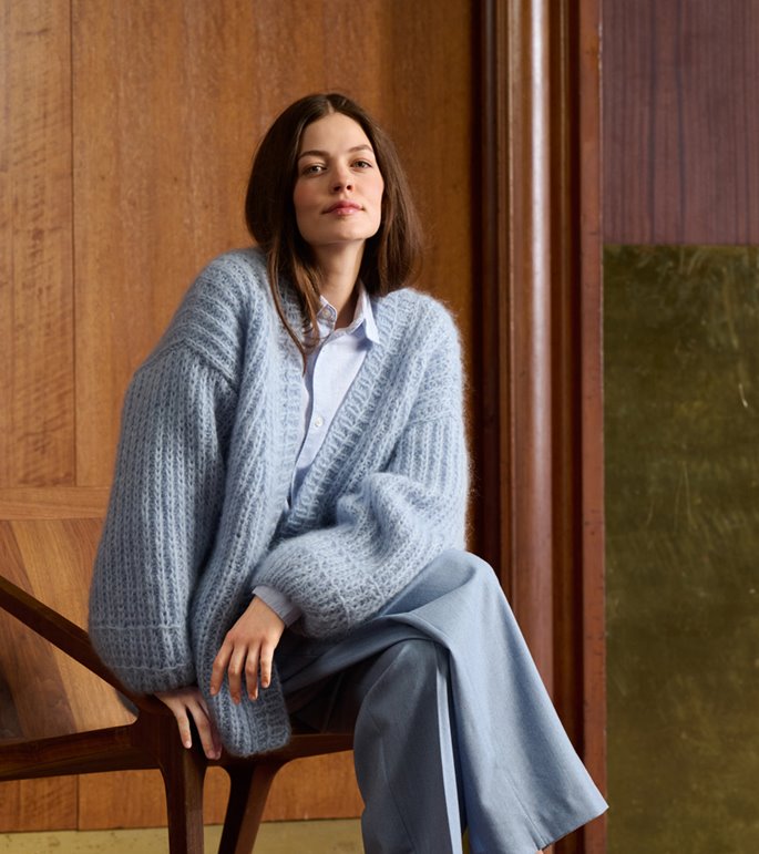 Lana Grossa VEST Mohair di Gio