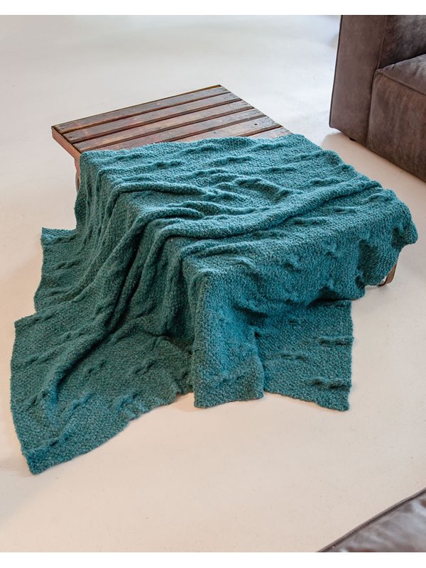 Lana Grossa PLAID IN KABEL-GERSTEKORRELPATROON Vela