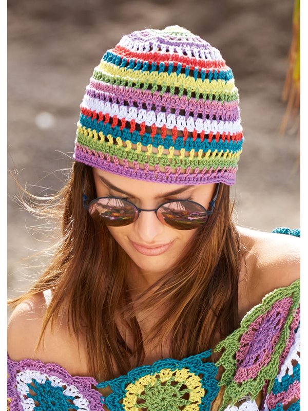 Lana Grossa GEHAAKTE MUTS IN STOKJESAJOURPATROON Classico