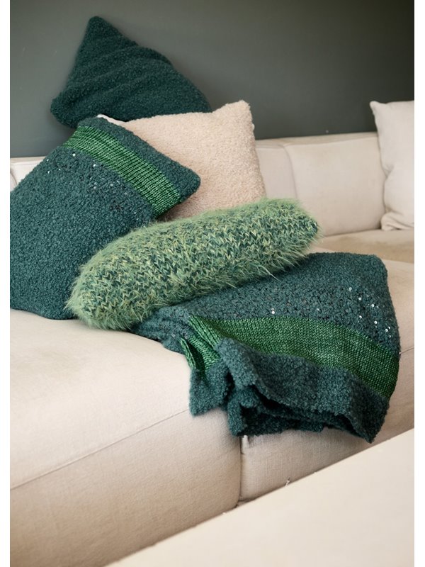 Lana Grossa DEKEN MET STREPEN Orsetto, Vintage Superchunky & Cosmo