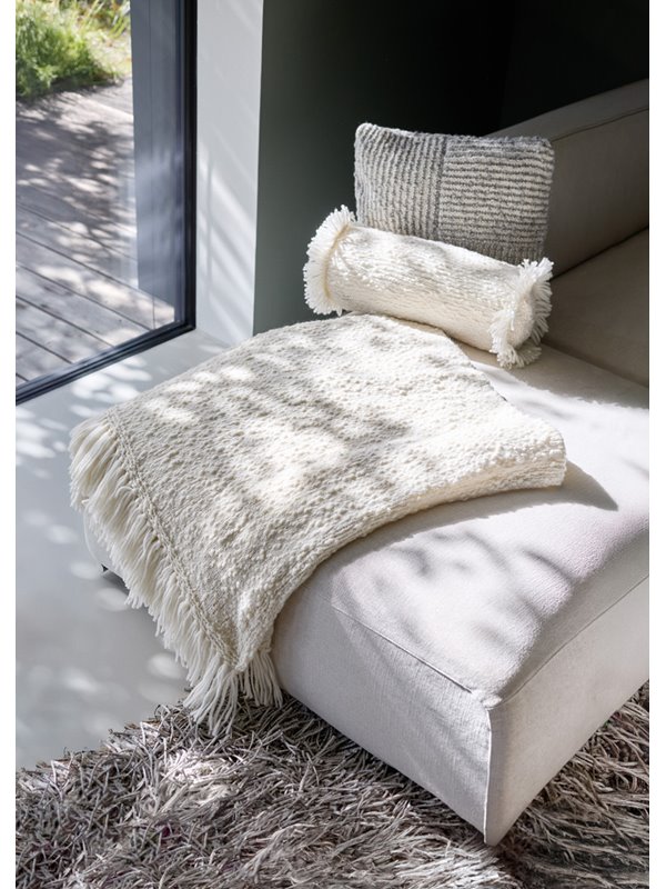 Lana Grossa DEKEN MET FRANJES Caramella