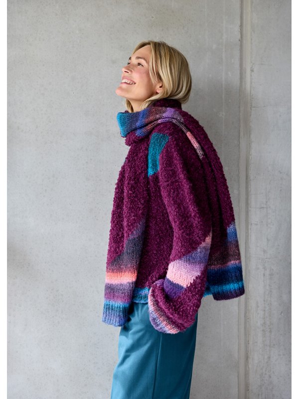 Lana Grossa SJAAL MET INTARSIA Orsetto & Bomba