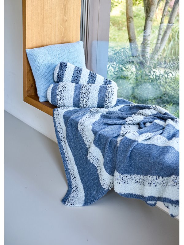 Lana Grossa DEKEN IN TRICOTSTEEK Orsetto, Brigitte No. 2 & Cosmo