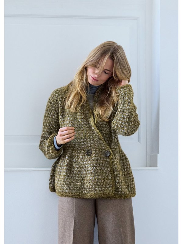 Lana Grossa VEST MET SCHOOTJE Milano