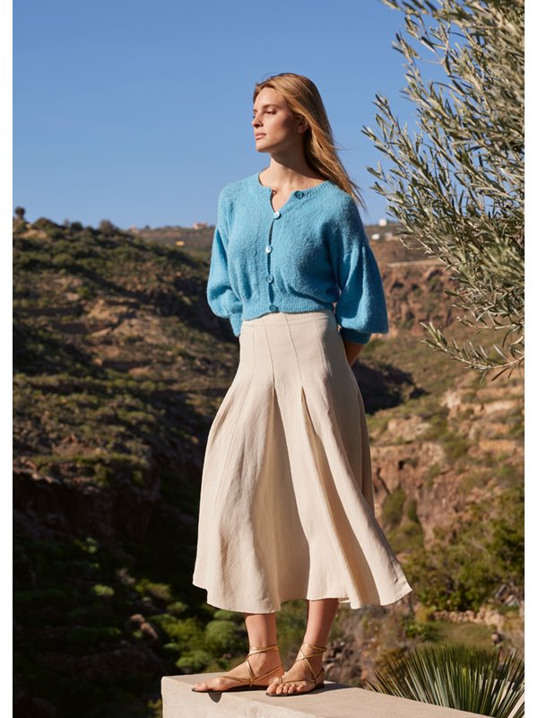 Lana Grossa TOP-DOWN VEST Setasuri Pearls