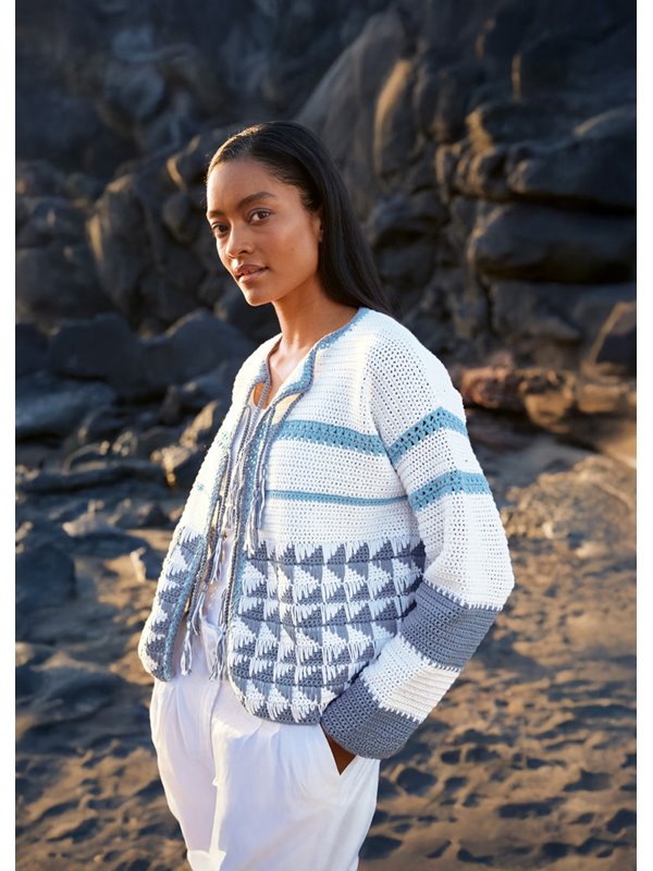 Lana Grossa GEHAAKT VEST Tessera