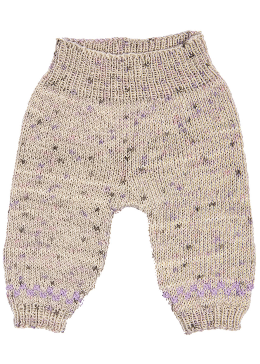 Lana Grossa BROEK Cool Wool Baby Print Punto & Cool Wool Baby | INFANTI No. 18 Tijdschrift (DE) + Breibeschrijvingen (NL) - Model 12 | FILATI Breimodellen - Model pakketten