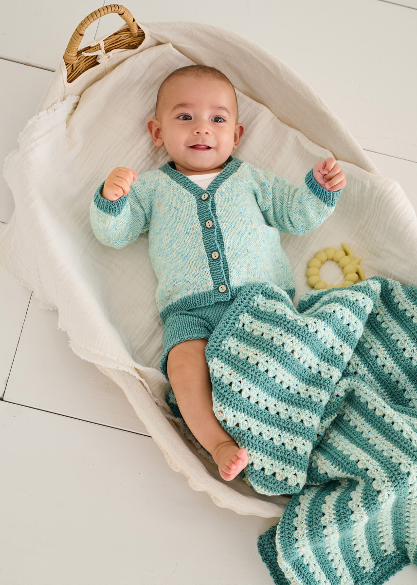 VEST Cool Wool Baby & Cool Wool Baby Print Punto  van Lana Grossa