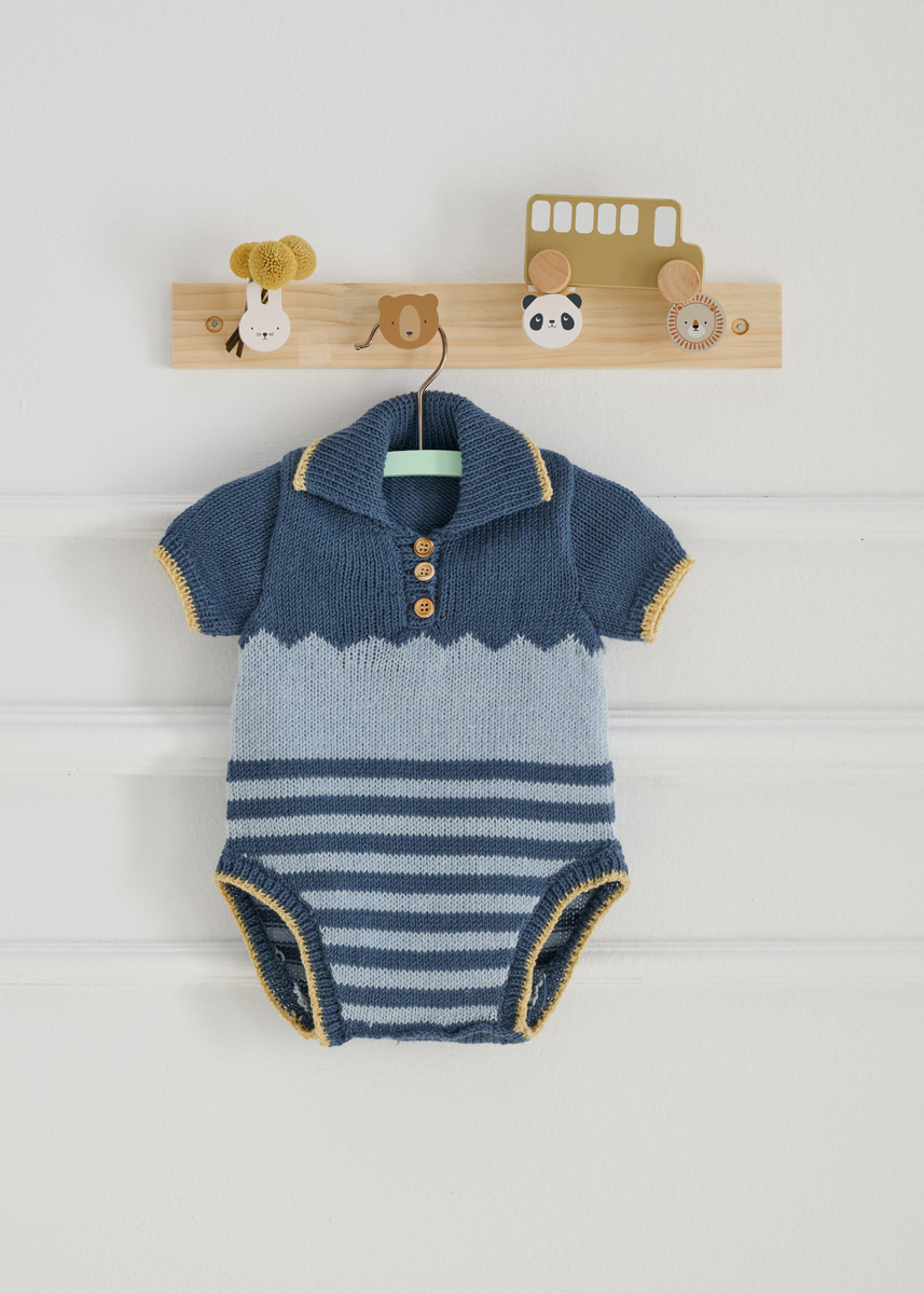 ROMPERTJE Cool Wool Baby van Lana Grossa