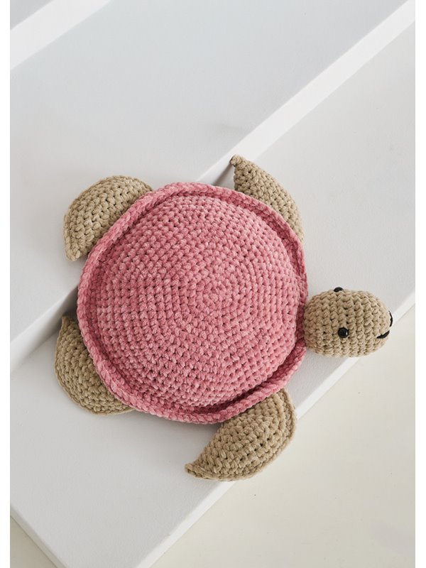 Lana Grossa GROTE SCHILDPAD IN OUDROZE The Look