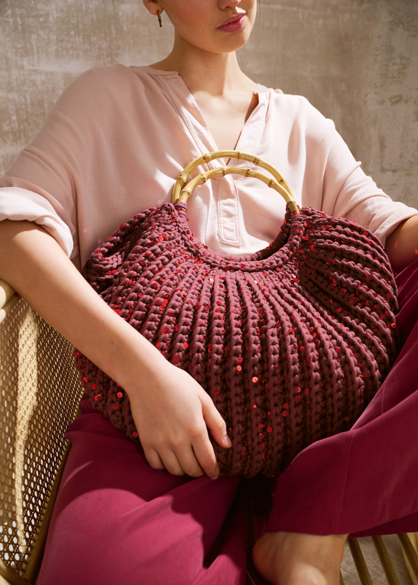 TAS MET BAMBOEGREPEN The Tube & Cosmo van Lana Grossa