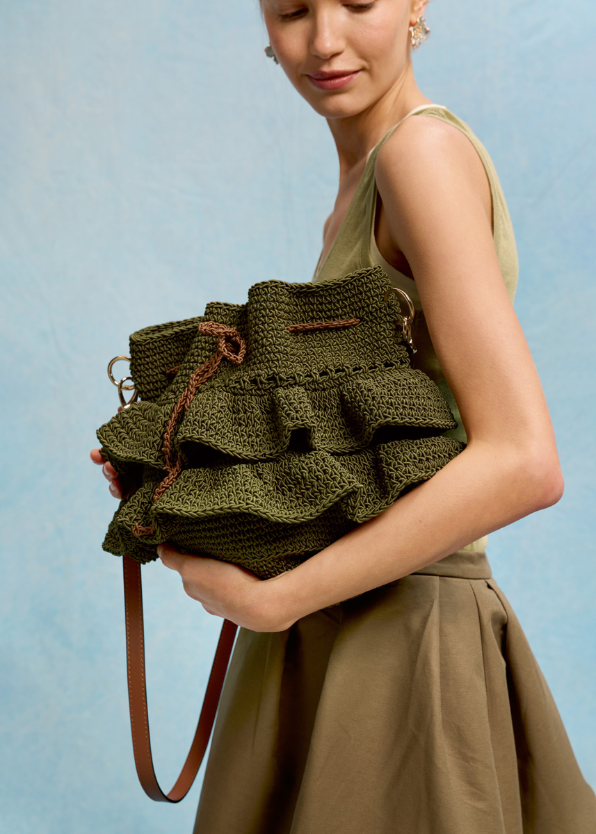 TAS MET RUCHE The Core van Lana Grossa