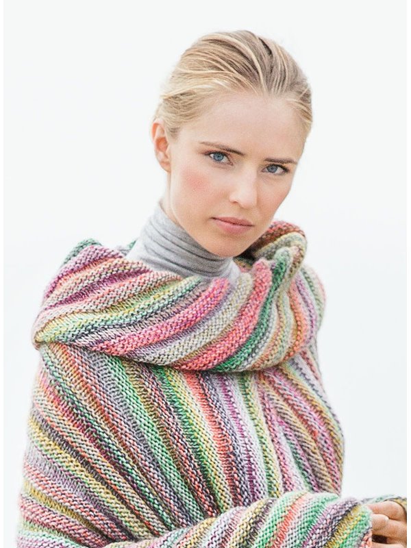 Lana Grossa LOOP OM DIAGONAAL STREPENPATROON Gomitolo Merino