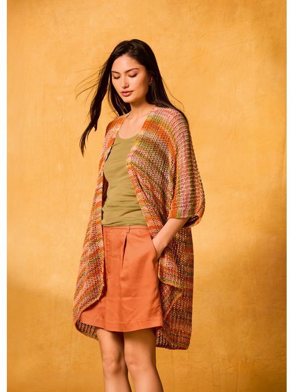 Lana Grossa VESTJE MET KORTE MOUWEN Gomitolo Alga