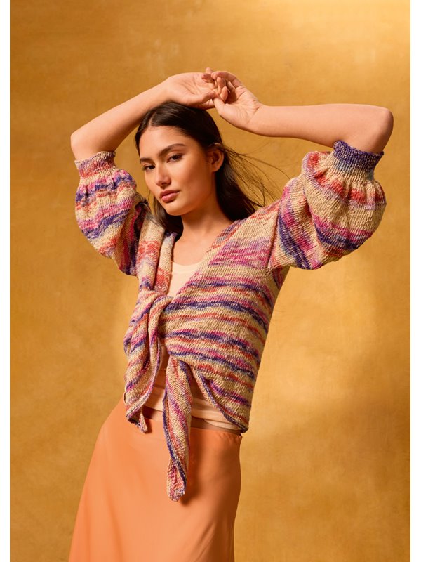 Lana Grossa VESTJE MET KORTE MOUWEN Gomitolo California