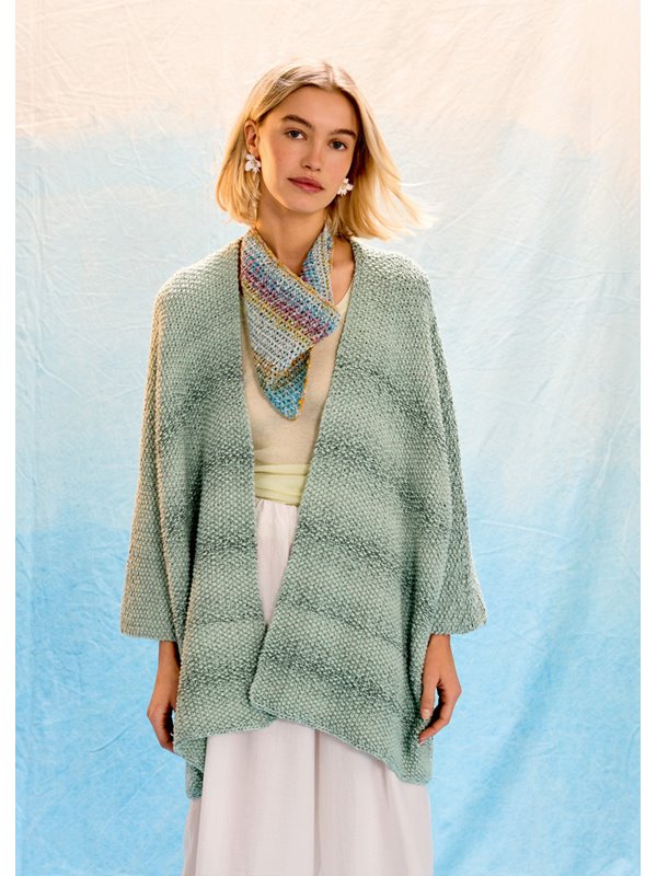 Lana Grossa KIMONOVEST Gomitolo Tono & Cotonella