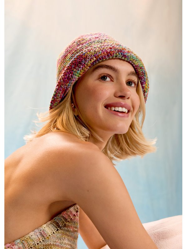 Lana Grossa GEHAAKTE HOED Cotonella