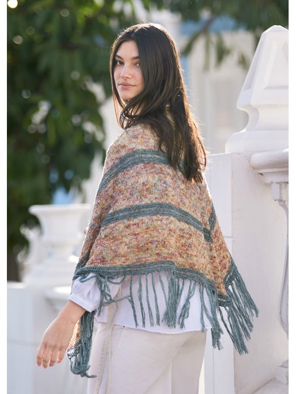 Lana Grossa SCHOUDERDOEK Allora hand-dyed