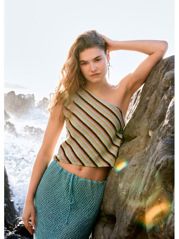 Lana Grossa ASYMMETRISCH TOPJE Filo Lurx