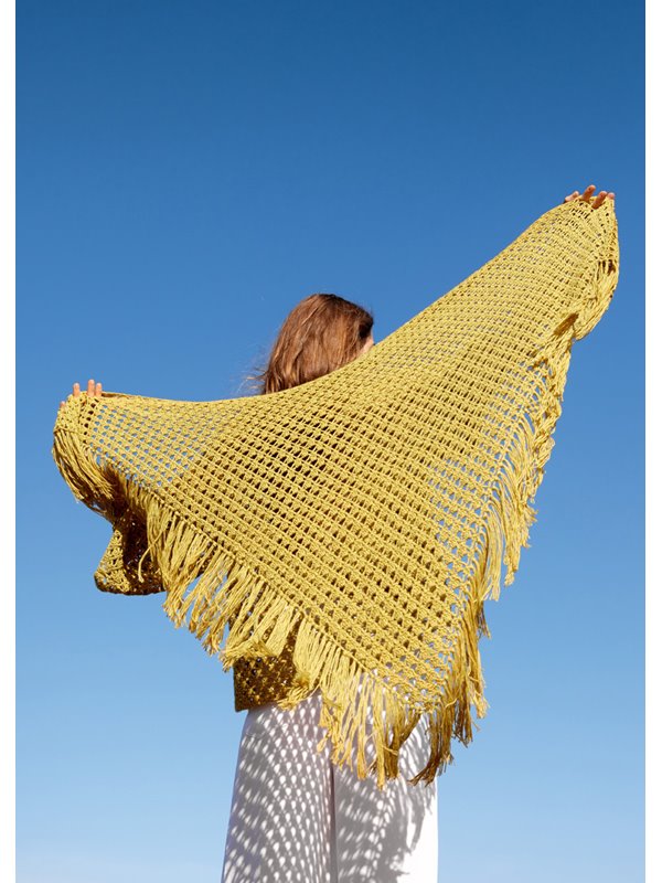 Lana Grossa DRIEHOEKIGE STOLA Diversa