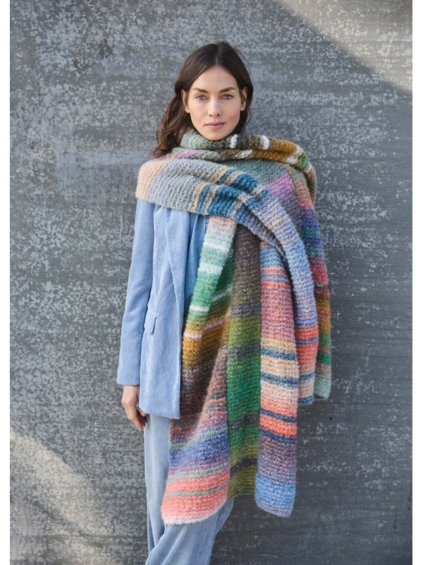 Lana Grossa BREDE SJAAL Gigante Multi