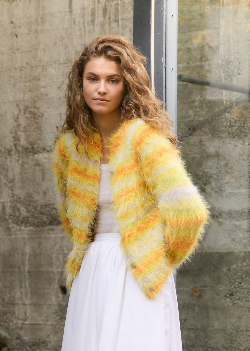 TOP-DOWN VEST  Basta Mista van Lana Grossa