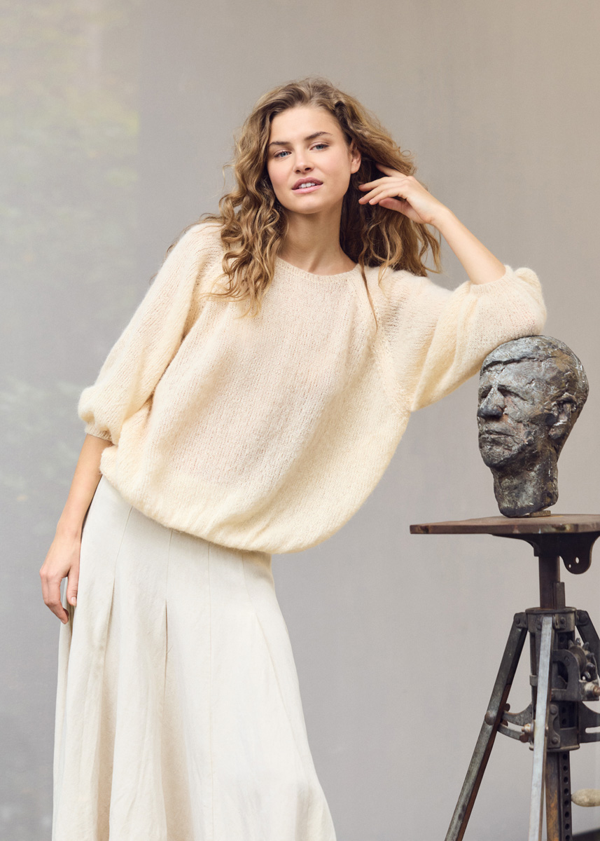 TRUI MET RAGLANRANDEN  Setasuri van Lana Grossa