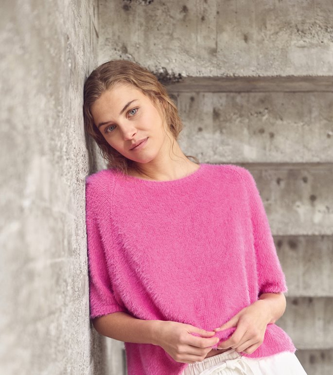 Lana Grossa TRUITJE MET RAGLANMOUWEN Per Fortuna