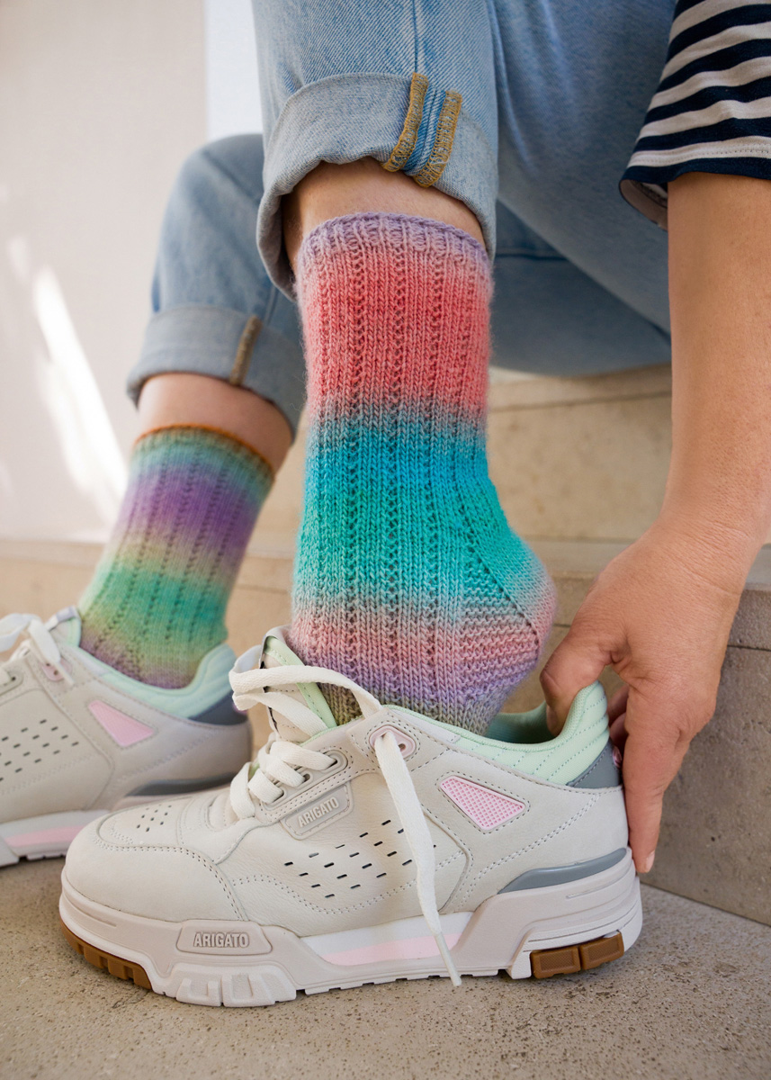 SOKKEN Meilenweit 100g Color Mix Multi van Lana Grossa