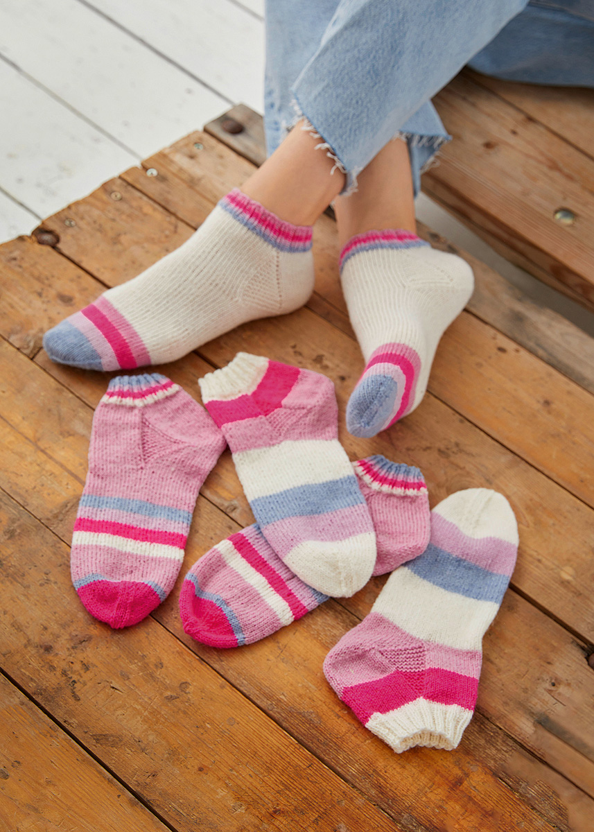 SNEAKER SOKKEN Meilenweit 50g  van Lana Grossa