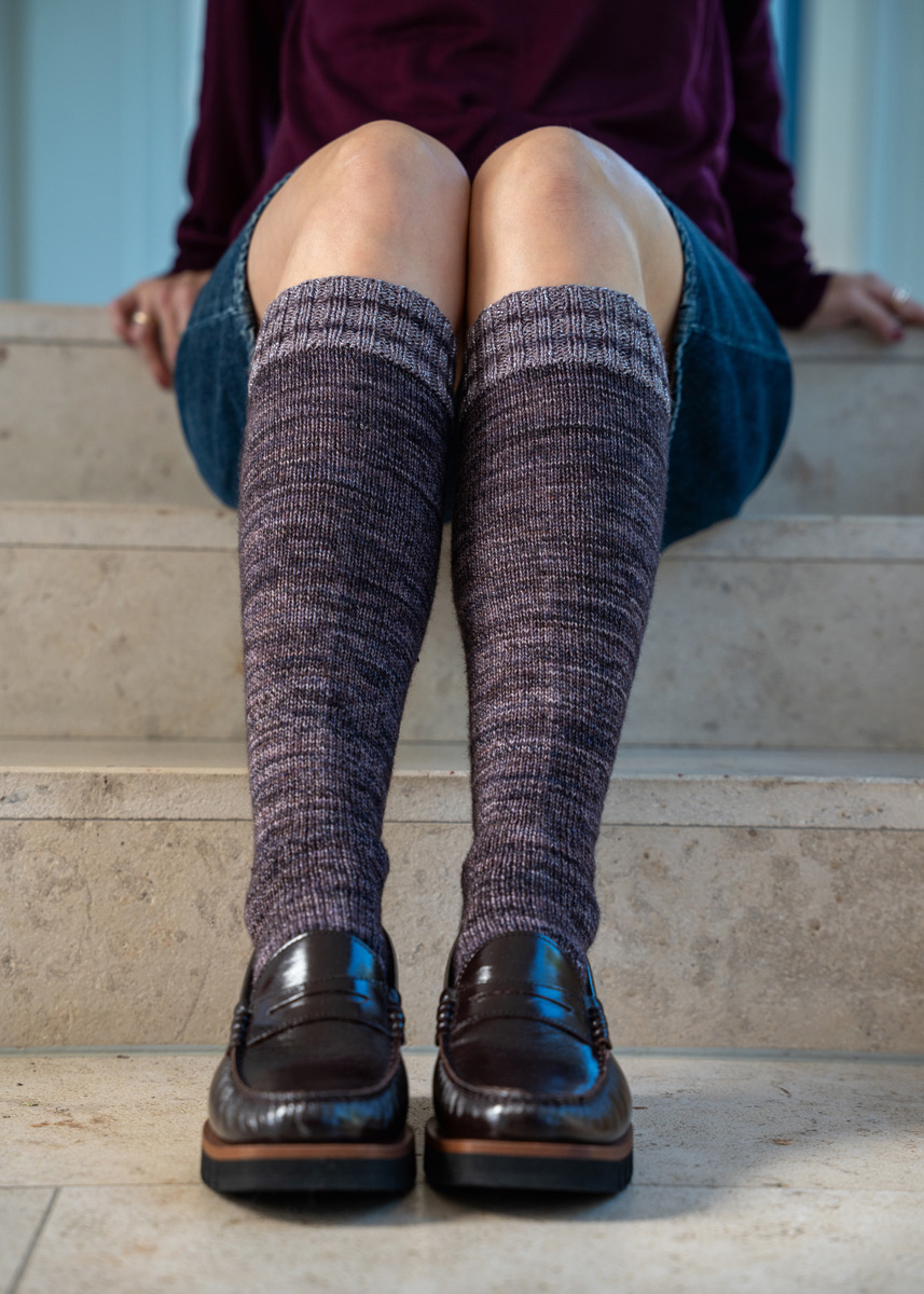 KNIEKOUSEN Vintage Socks & Brillino van Lana Grossa