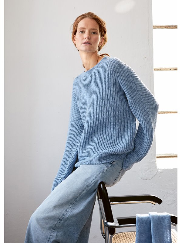 Lana Grossa TRUI MARTA III TOP-DOWN Cool Wool Mélange