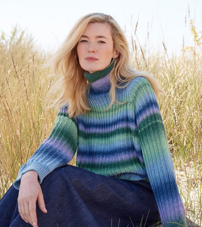 Lana Grossa TOP DOWN TRUI Cool Wool Big Color