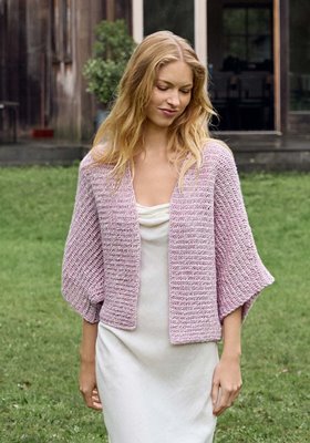 Lana Grossa VEST IN AJOURSTRUCTUURPATROON Bottoni