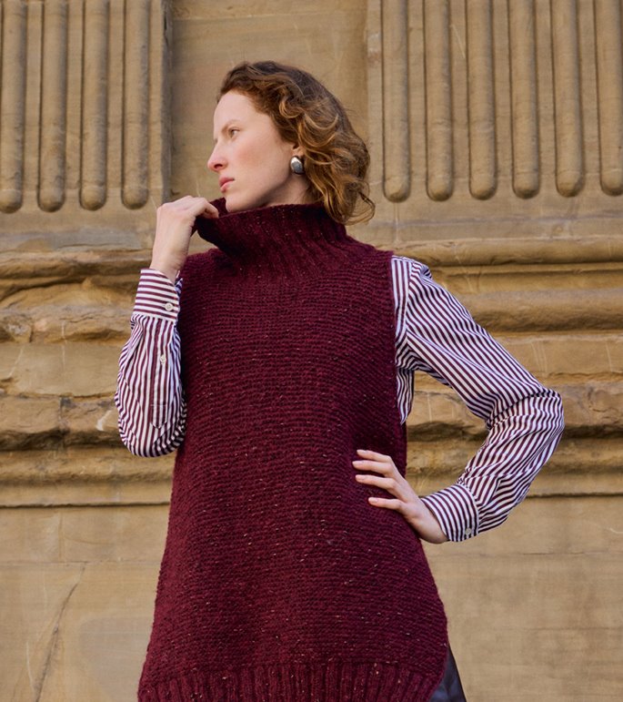 Lana Grossa LANGE SLIPOVER Lucciola