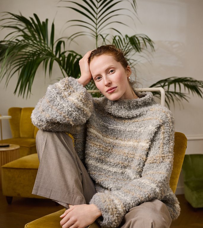 Lana Grossa GESTREEPTE TRUI Orsetto