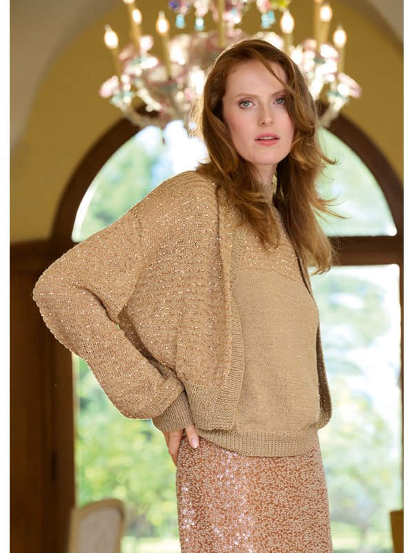 Lana Grossa BLOUSONVEST Filo Lurex & Glamour