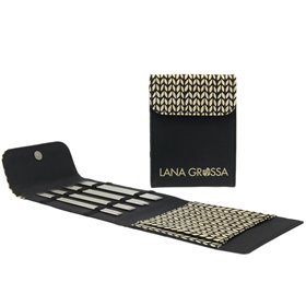 Lana Grossa  Set van naalden zonder knop Roestvrij Staal 15 cm (zwart) 